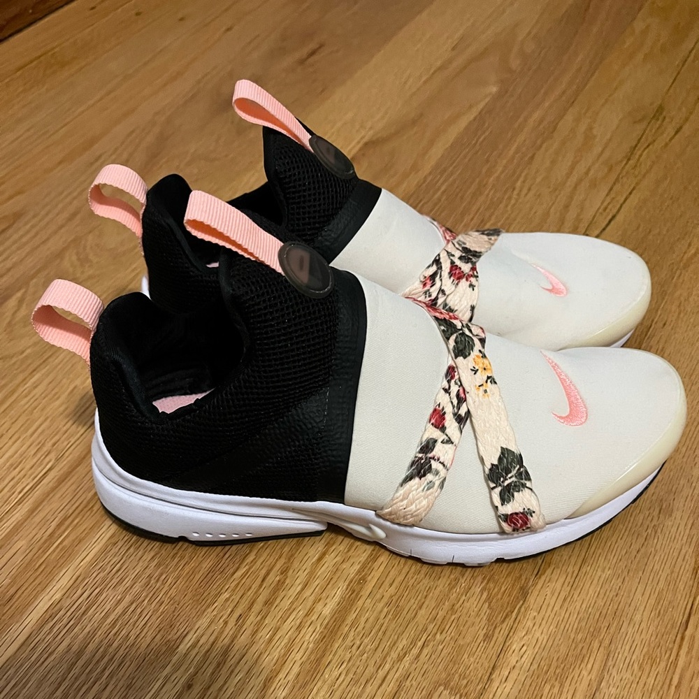 Nike Presto Extreme vintage floral slip on shoes girls